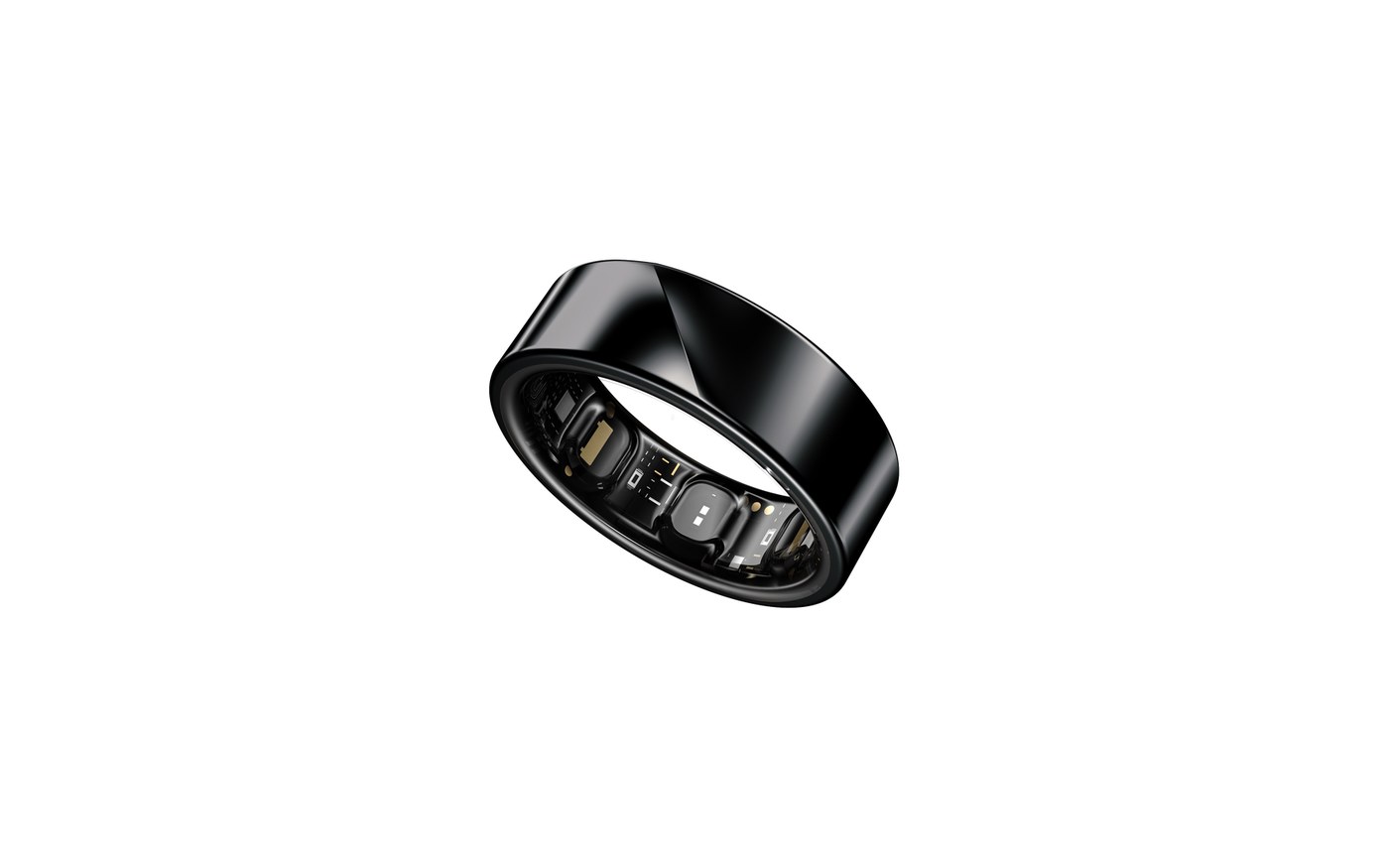 Noise Luna Ring in midnight black titanium