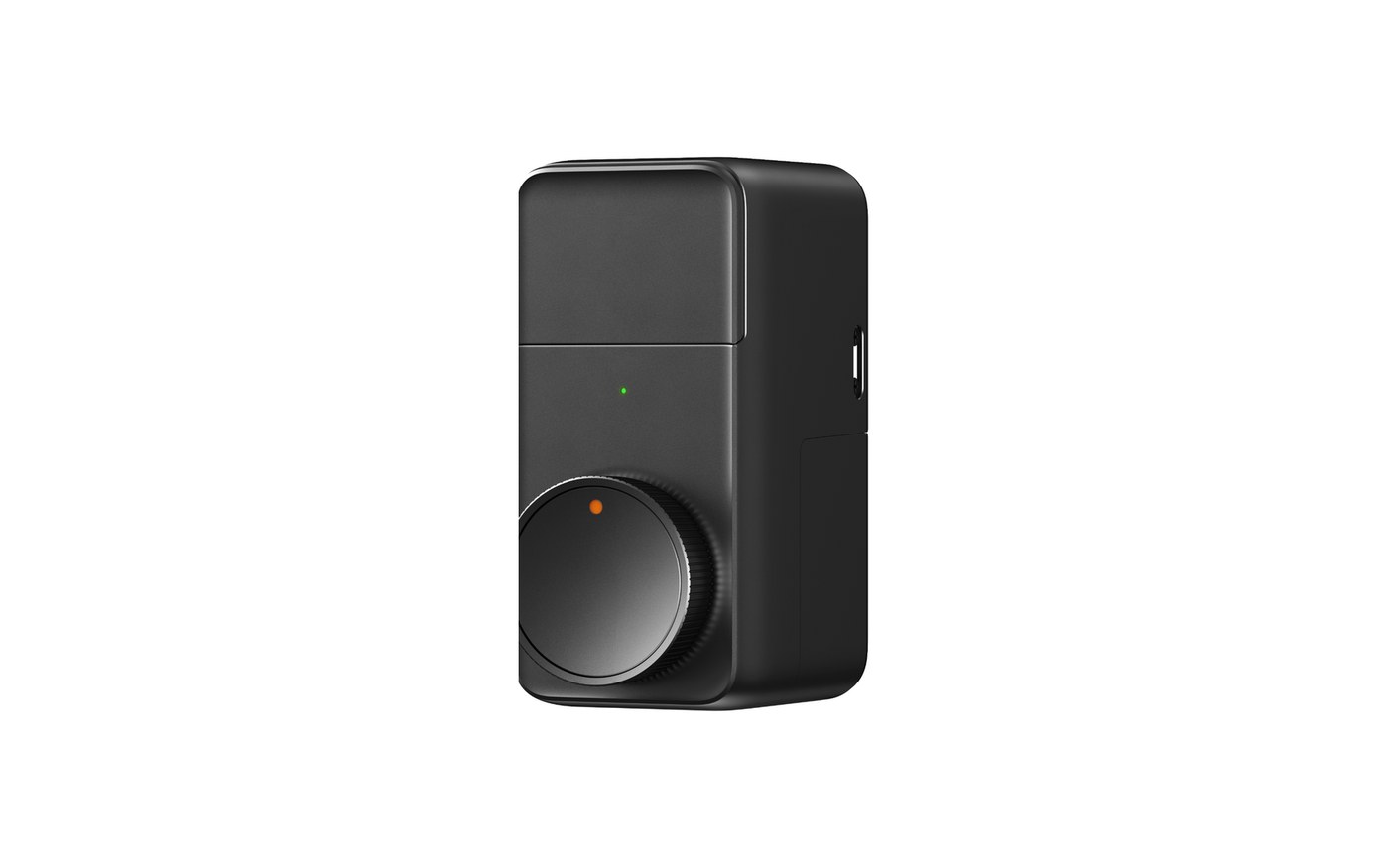 SwitchBot Lock Pro retrofit smart lock in black over a door thumb-turn